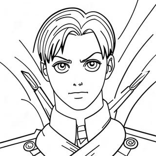 Levi Ackerman Mit Klingen Ausmalbild 72597-16319