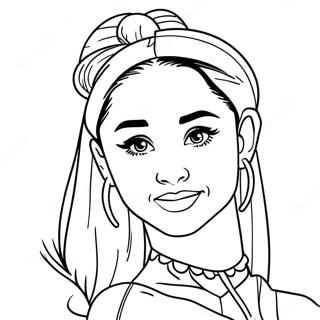 Ariana Grande Ausmalbild 72619-16327