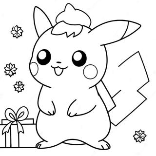 Pikachu Weihnachten Ausmalbilder