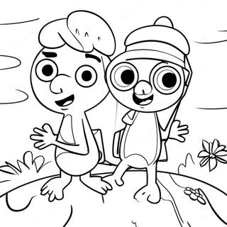 Phineas Und Ferb In Einem Sommerabenteuer Ausmalbild 72701 16402
