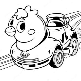 Chick Hicks Im Rennen Ausmalbild 7281-2069