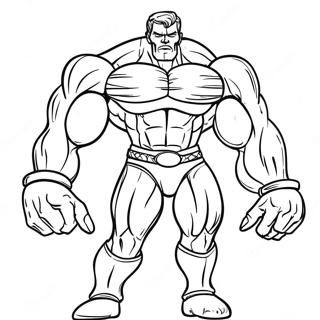 Titan Tv Mann In Action Pose Ausmalbild 72907-16556