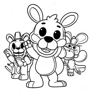 Fnaf Sicherheitsdurchbruch Ausmalbilder