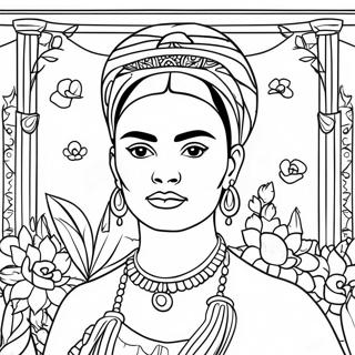 Frida Kahlo Ausmalbilder