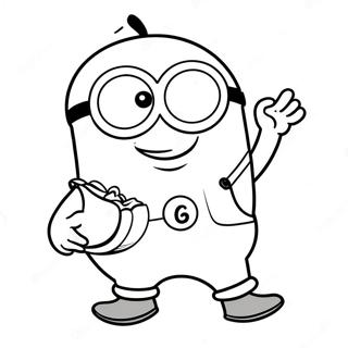 Minion Mit Einer Banane Ausmalbild 7369-159