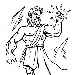 Zeus Der Blitze Wirft Ausmalbild 73753-17212
