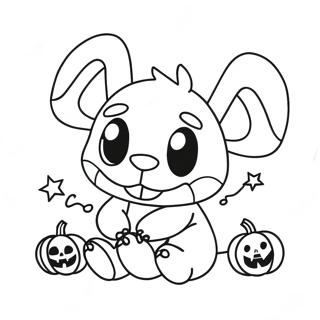 Halloween Stitch Ausmalbild 73855-17288