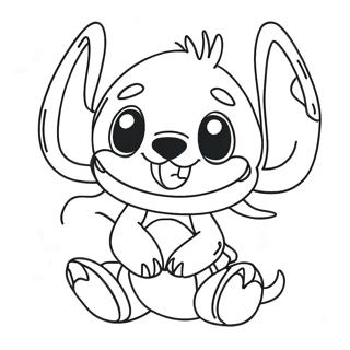 Lustiges Halloween Stitch Ausmalbild Ausmalbilder