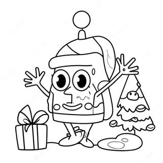 Spongebob Weihnachten Ausmalbilder