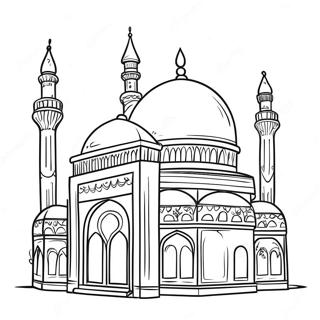 Schone Moschee Ausmalbild 74035-17430