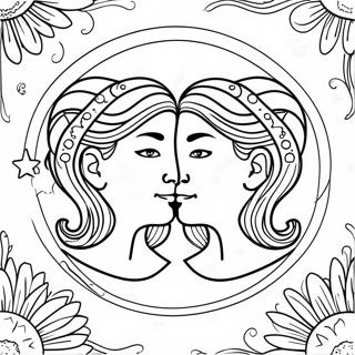 Zwillinge Ausmalbild 74243 17598