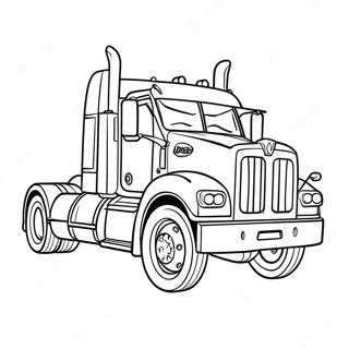 Benutzerdefinierter Diesel Lkw Ausmalbild 74318-17658