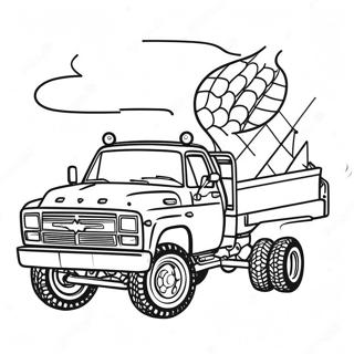 Cooler Hebe Lkw Ausmalbild 74319-17661