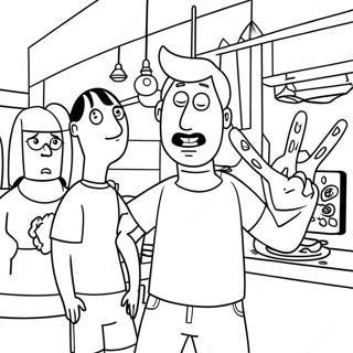 Bob's Burgers Ausmalbilder