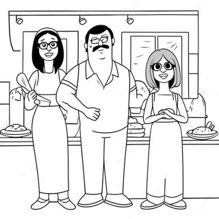 Bobs Burgers Ausmalbild 74930-18127