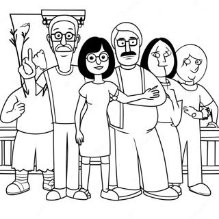 Bobs Burgers Familien Spass Ausmalbild 74931-18131