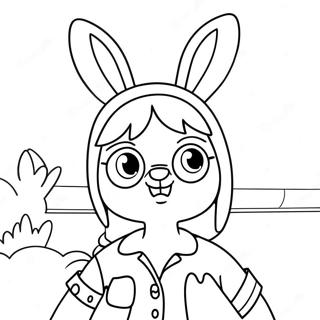 Louise Belcher Mit Hasenohren Ausmalbild 74932 18133