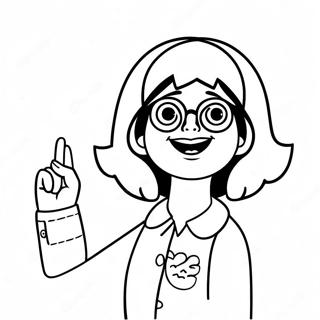 Linda Belcher Singend Ausmalbild 74933-18138