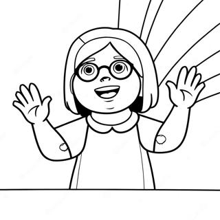 Linda Belcher Singend Ausmalbild 74933-18140