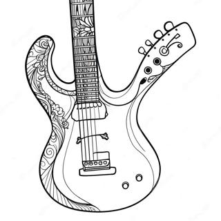 Gitarre Ausmalbilder