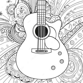 Gitarre Ausmalbild 74982-18166