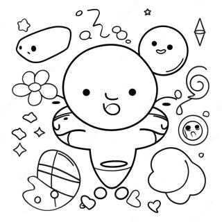 Lustige Markierungen Ausmalbild 75191-18335