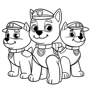 Halloween Paw Patrol Ausmalbilder