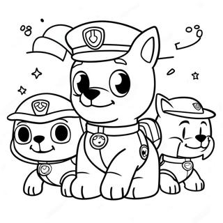Gruseliges Halloween Paw Patrol Ausmalbild 75730-18752