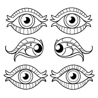 Augen Von Fantasiewesen Ausmalbild 75965 18941