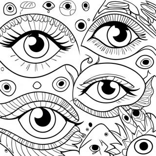 Augen Von Fantasiewesen Ausmalbild 75965 18942