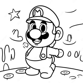 Super Mario Odyssey Ausmalbild 75986-18947