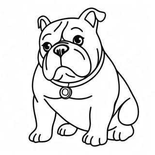 Bulldog Ausmalbild 76090-19026