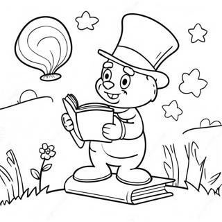 Verspielt Lesen In Amerika Szene Ausmalbild 76652-19473