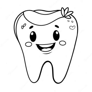 Funkelnd Sauberer Zahn Ausmalbild 77114-19817