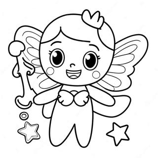 Zahnfee Mit Magischem Zauberstab Ausmalbild 77115 19823