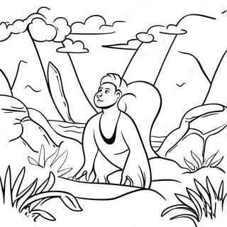 Abenteuerliches Paldea Region Ausmalbild 77347 20001