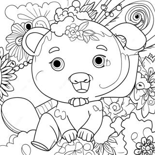 Verspielte Fluchworter Ausmalbild 77425 20061