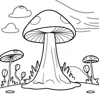 Pilz Ausmalbilder