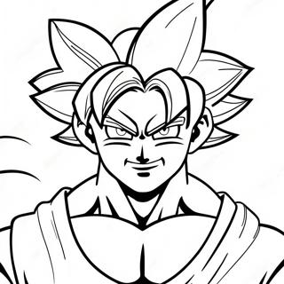 Goku Black Mit Rosen Aura Ausmalbild 77916-20441