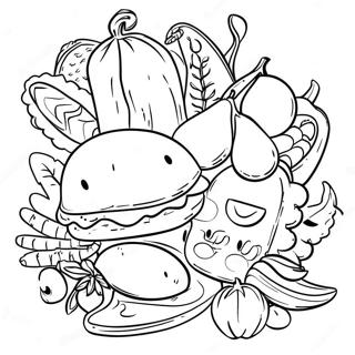 Spassiges Spanisches Essen Ausmalbild 77992-20497