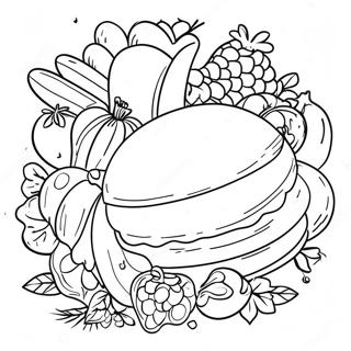 Spassiges Spanisches Essen Ausmalbild 77992-20498