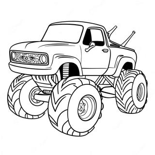 Hai Monster Truck Ausmalbilder