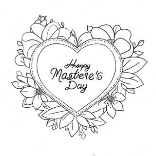 Susses Herz Zum Muttertag Ausmalbild 78199 20660