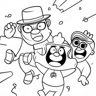 Fairly Odd Parents Spassparty Ausmalbild 78379-20797