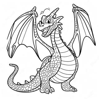 Feuerspeiender Drache Ausmalbild 78558-20930