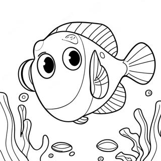 Finding Dory Schwimmt Mit Nemo Ausmalbild Ausmalbilder