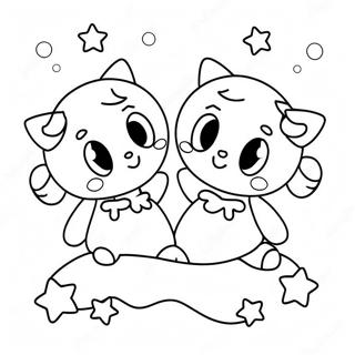 Hubsche Kleine Zwillingssterne Ausmalbild 79282-21497