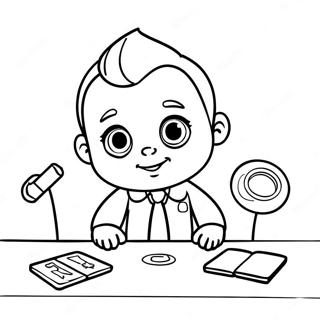 Lustiges Boss Baby Ausmalbild 79333-21533