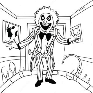 Beetlejuice In Einem Spukhaus Ausmalbild 79412-21602