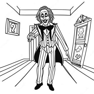 Beetlejuice In Einem Spukhaus Ausmalbild 79412-21603